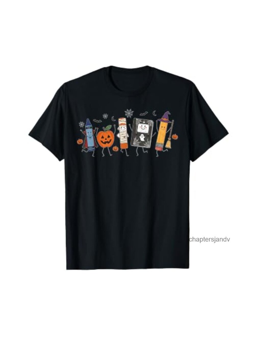 Kids Halloween Teacher School Supplies Back to School T-Shirt
